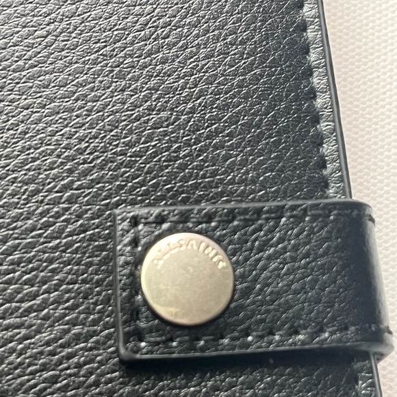 All Saints Black Leather Notebook - Picture 4 of 8